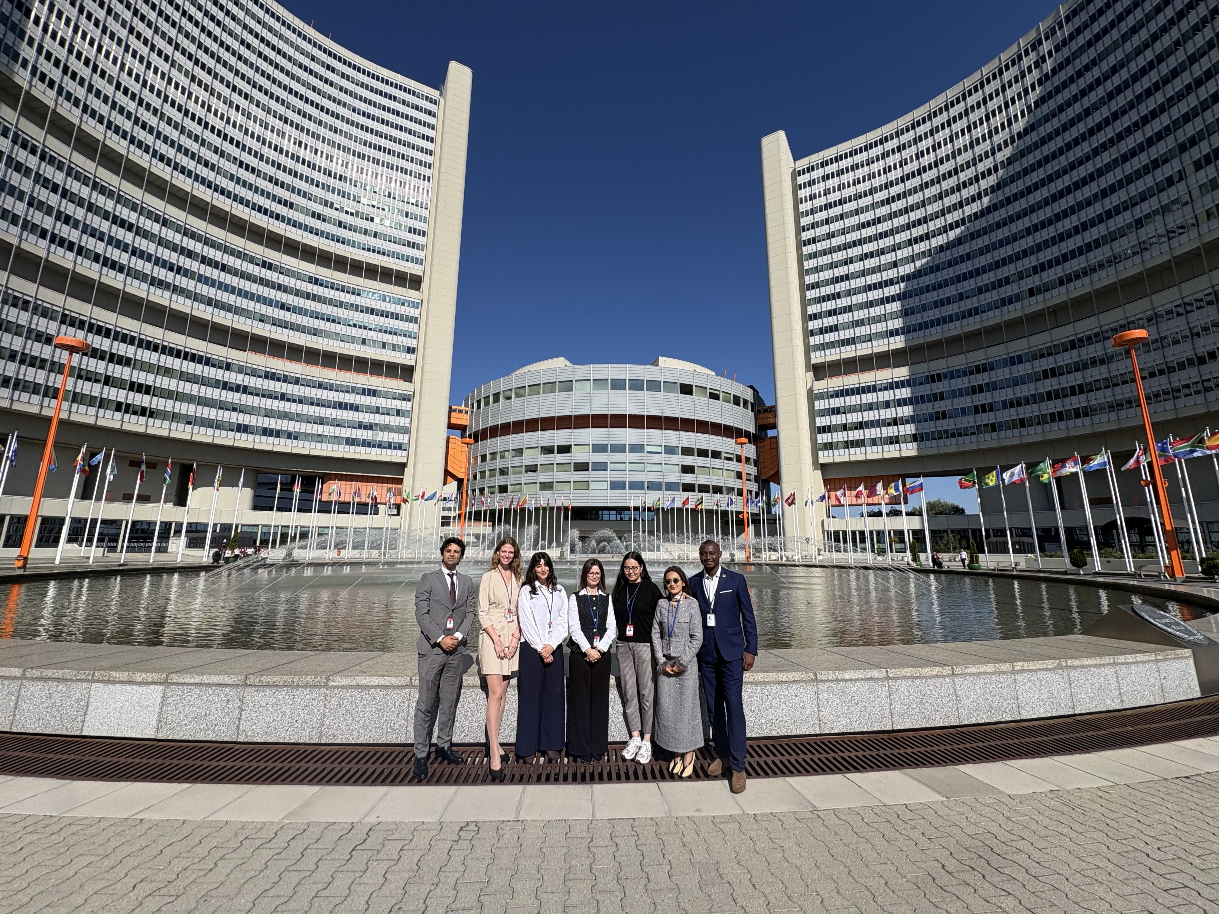 Steering Committee members at the Vienna International Centre and CTBTO premises, marking the 30th anniversary of the opening for signature of the Treaty.